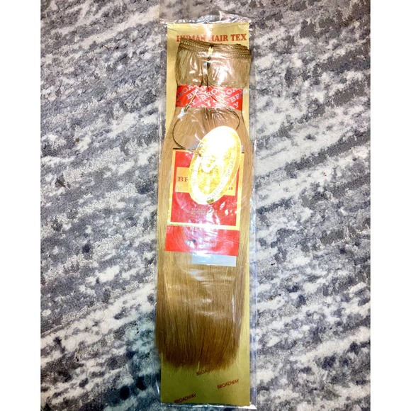 1 pack Indian 14 Inch Blonde Silky Hair Extensions Human Hair - Picture 1 of 5